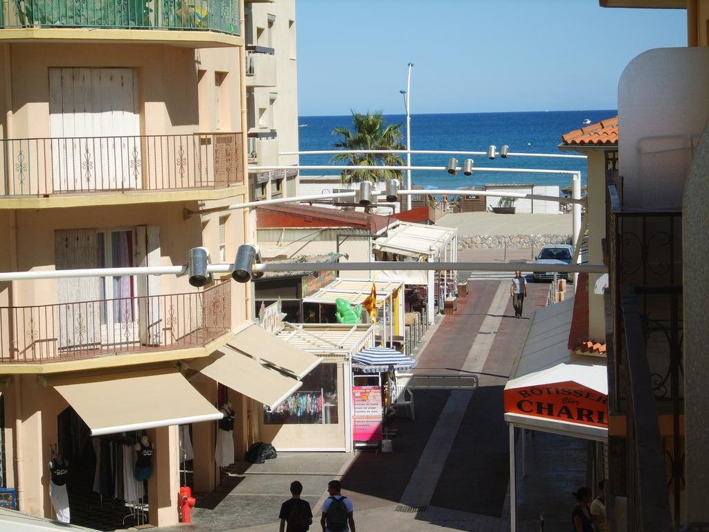 Canet Plage Appartement Vue Laterale Mer, 1 Chambre , Wifi, Climatisation, Parking Securise Couvert Εξωτερικό φωτογραφία